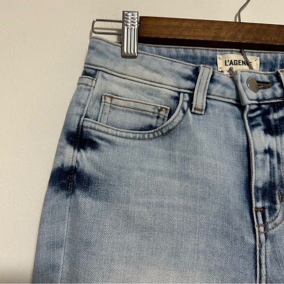 L’Agence El Matador French Slim Jean in Comet Wash - Picture 5 of 7